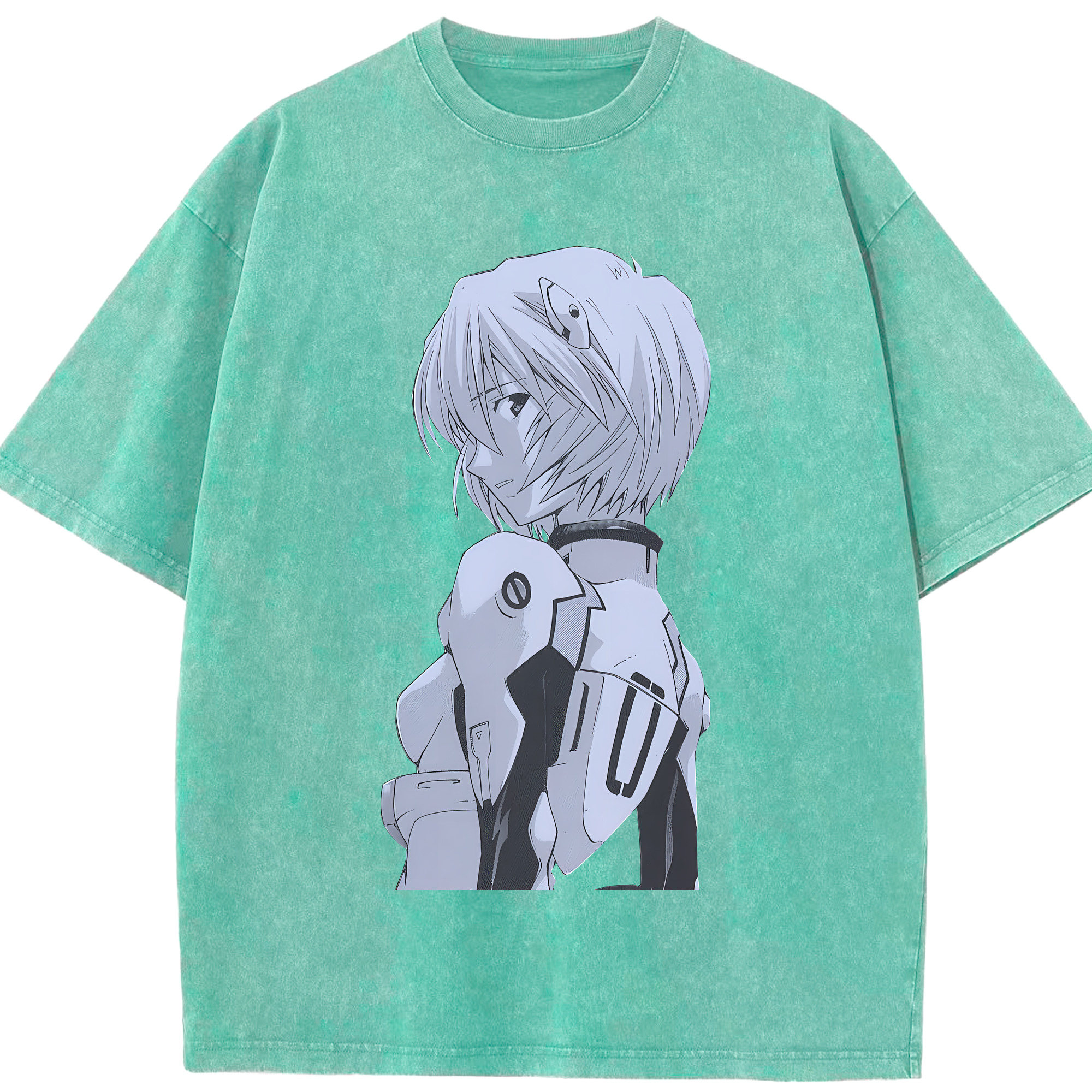 （画像用） EVA 新世紀エヴァンゲリオン 綿100% ヴィンテージ風 半袖Tシャツ（フロントプリント）